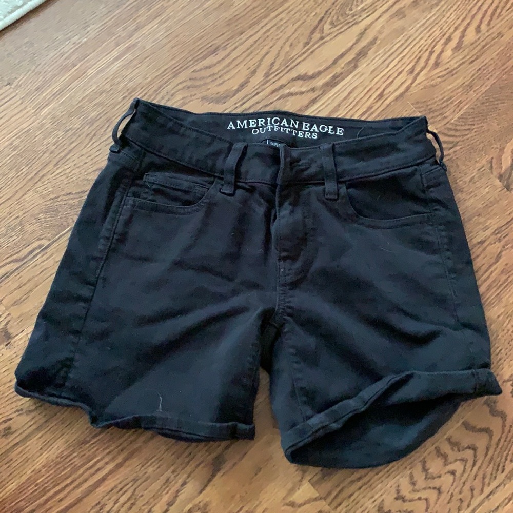 Black Jean Shorts from American Eagle